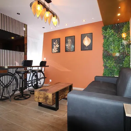 Luxury Studio, Rez De Chaussee, Parking Prive Video Surveillance, Canape Haute Qualite Convertible Couchage 2 Personnes, Centre Proche, Restaurant, Boulangerie 2 Minutes A Pied, Terrasse - 800metre Carre De Terrain - Gere Par Presta-zen'service